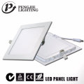 Nouvelle lampe de panneau LED Super Slim Square Square 3W